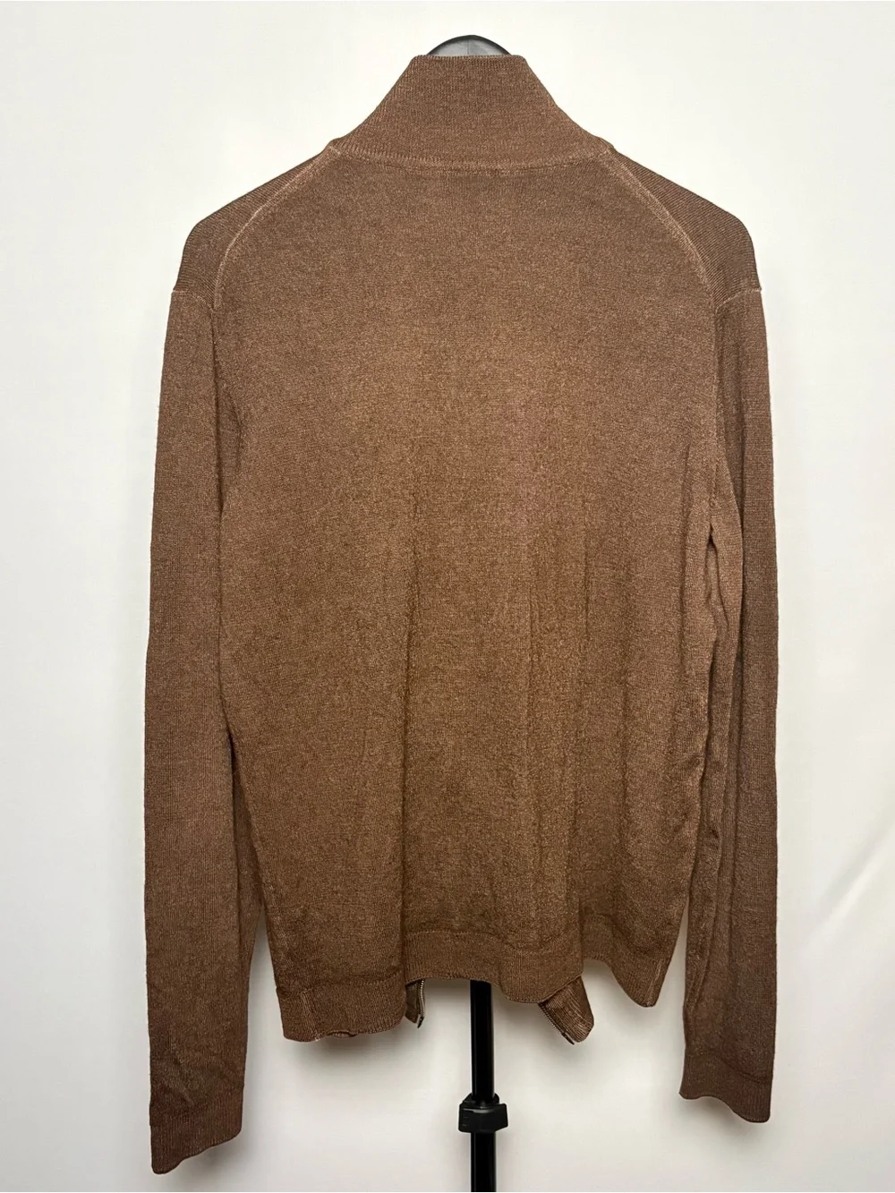 Pringle of Scotland Men's Fine Knit Zip-Up Sweater (missing tags)